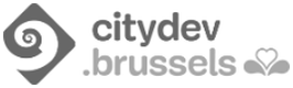 Zwart-Wit-Logo-citydev.brussels title=